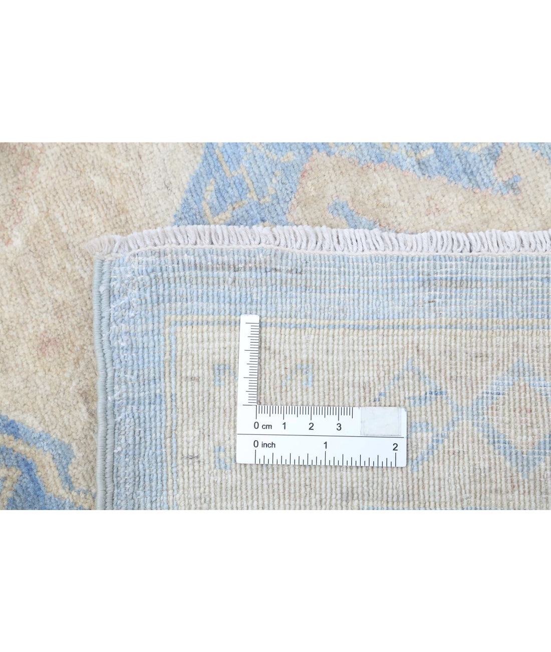 Ariana 8'3'' X 9'10'' Hand-Knotted Wool Rug 8'3'' x 9'10'' (248 X 295) / Blue / Gold