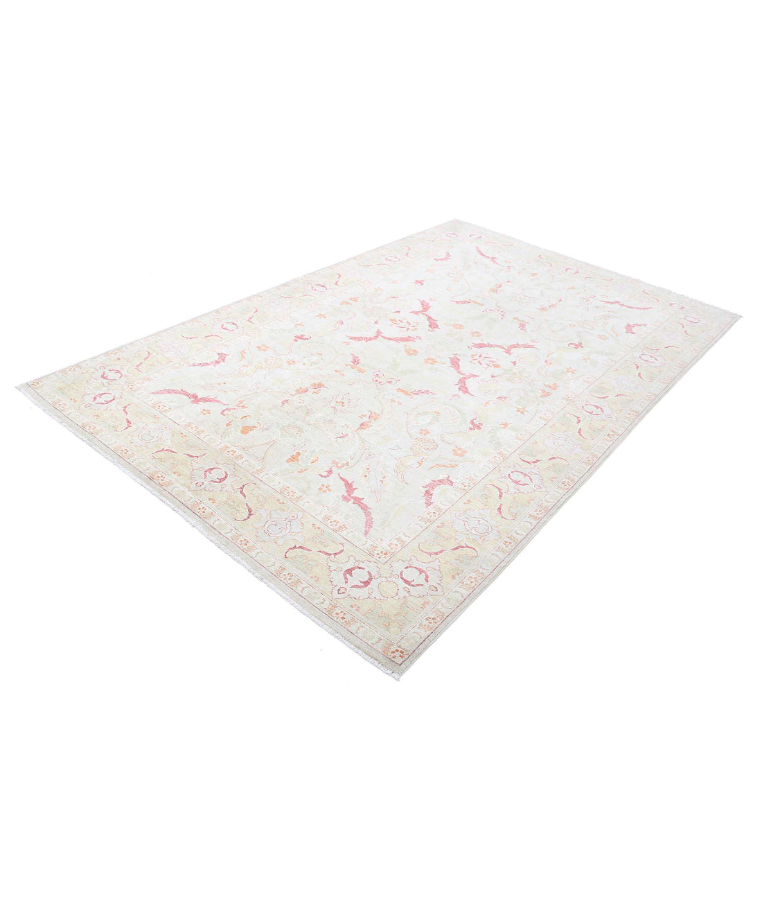 Ariana 5'10'' X 9'2'' Hand-Knotted Wool Rug 5'10'' x 9'2'' (175 X 275) / Brown / Gold