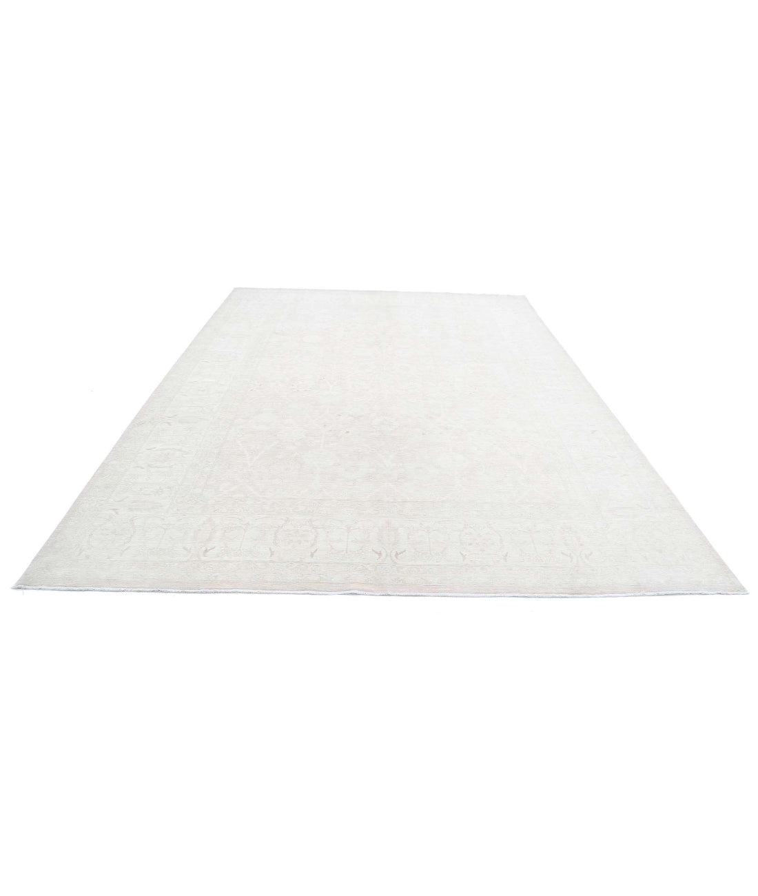 Ariana 8'8'' X 11'10'' Hand-Knotted Wool Rug 8'8'' x 11'10'' (260 X 355) / Brown / Ivory