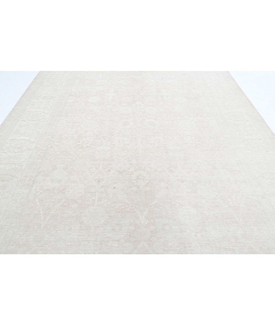Ariana 8'8'' X 11'10'' Hand-Knotted Wool Rug 8'8'' x 11'10'' (260 X 355) / Brown / Ivory