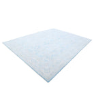 Ariana 9'2'' X 12'4'' Hand-Knotted Wool Rug 9'2'' x 12'4'' (275 X 370) / Blue / Ivory