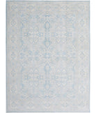 Ariana 9'2'' X 12'4'' Hand-Knotted Wool Rug 9'2'' x 12'4'' (275 X 370) / Blue / Ivory