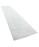 Ariana 3'10'' X 16'8'' Hand-Knotted Wool Rug 3'10'' x 16'8'' (115 X 500) / Teal / Gold