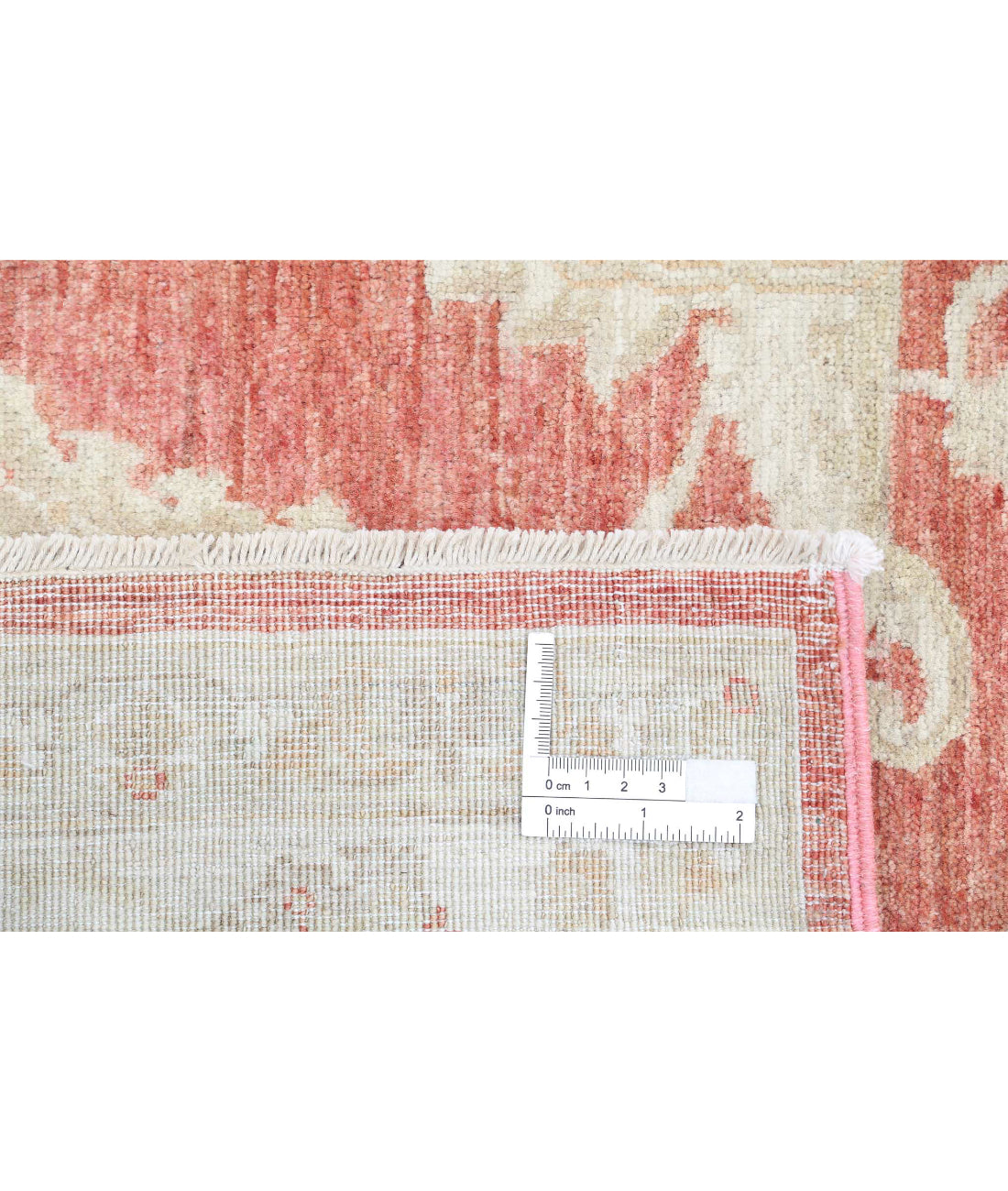 Ariana 4'11'' X 6'7'' Hand-Knotted Wool Rug 4'11'' x 6'7'' (148 X 198) / Pink / Ivory