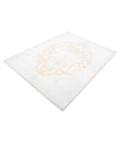 Ariana 4'10'' X 6'9'' Hand-Knotted Wool Rug 4'10'' x 6'9'' (145 X 203) / Ivory / Rust