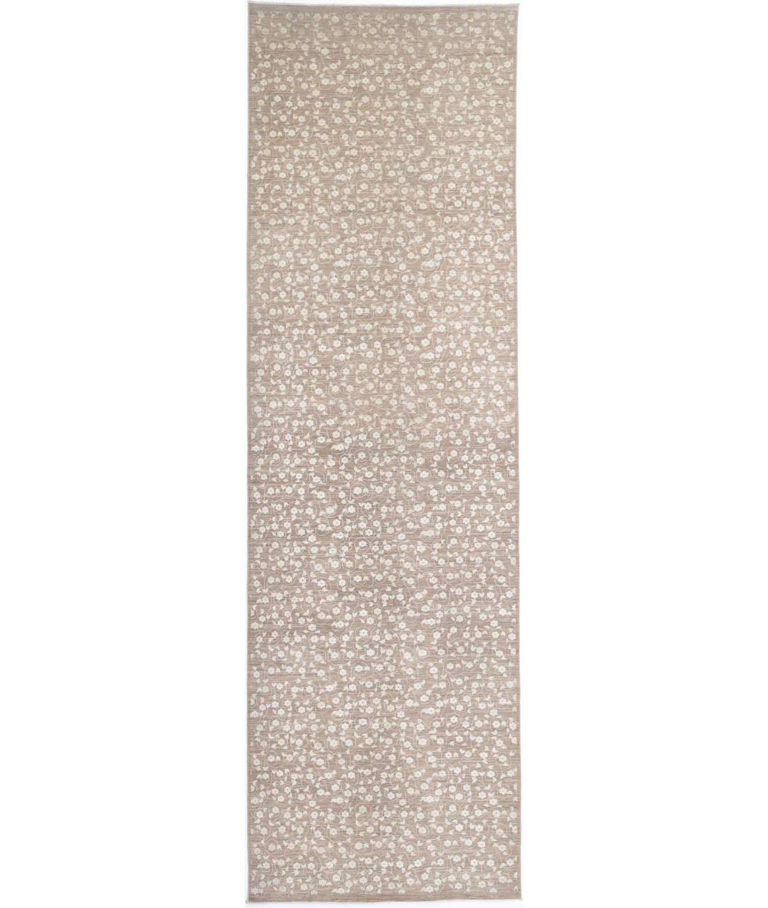 Artemix 4'11'' X 17'7'' Hand-Knotted Wool Rug 4'11'' x 17'7'' (148 X 528) / Brown / Brown