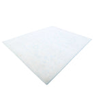 Ariana 7'11'' X 9'11'' Hand-Knotted Wool Rug 7'11'' x 9'11'' (238 X 298) / Teal / Ivory