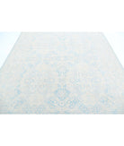 Ariana 7'11'' X 9'11'' Hand-Knotted Wool Rug 7'11'' x 9'11'' (238 X 298) / Teal / Ivory