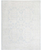Ariana 7'11'' X 9'11'' Hand-Knotted Wool Rug 7'11'' x 9'11'' (238 X 298) / Teal / Ivory