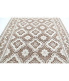 Ariana 8'1'' X 9'7'' Hand-Knotted Wool Rug 8'1'' x 9'7'' (243 X 288) / Brown / Ivory