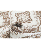 Ariana 8'1'' X 9'7'' Hand-Knotted Wool Rug 8'1'' x 9'7'' (243 X 288) / Brown / Ivory