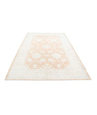 Ariana 6'4'' X 9'4'' Hand-Knotted Wool Rug 6'4'' x 9'4'' (190 X 280) / Rust / Ivory