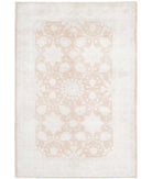 Ariana 6'4'' X 9'4'' Hand-Knotted Wool Rug 6'4'' x 9'4'' (190 X 280) / Rust / Ivory