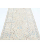 Ariana 3'2'' X 12'10'' Hand-Knotted Wool-Silk Rug 3'2'' x 12'10'' (95 X 385) / Beige / Ivory