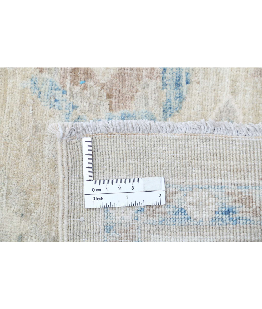 Ariana 3'2'' X 12'10'' Hand-Knotted Wool-Silk Rug 3'2'' x 12'10'' (95 X 385) / Beige / Ivory