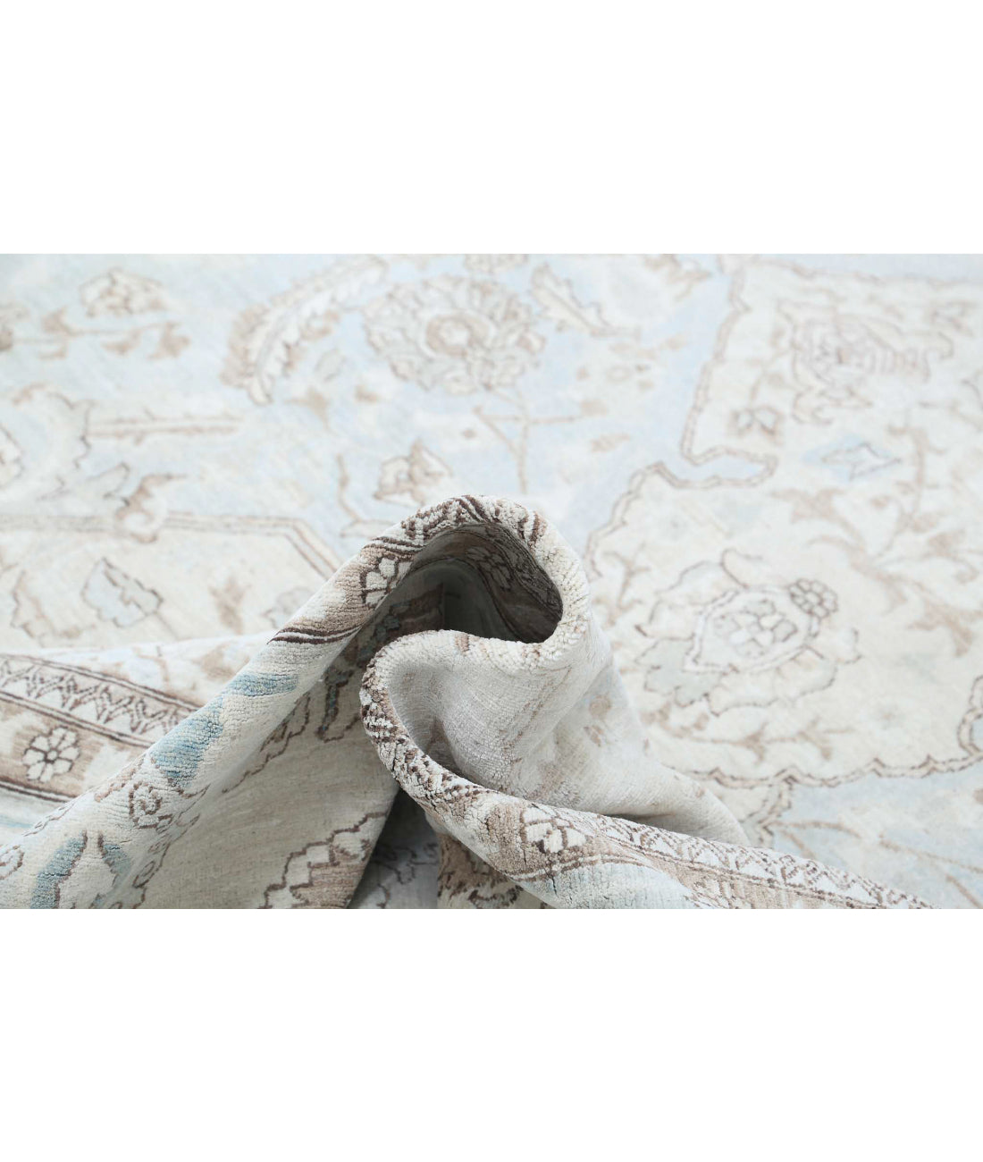 Ariana 7'11'' X 10'2'' Hand-Knotted Wool Rug 7'11'' x 10'2'' (238 X 305) / Ivory / Taupe