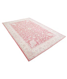 Ariana 6'10'' X 10'0'' Hand-Knotted Wool Rug 6'10'' x 10'0'' (205 X 300) / Red / Ivory