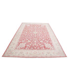 Ariana 6'10'' X 10'0'' Hand-Knotted Wool Rug 6'10'' x 10'0'' (205 X 300) / Red / Ivory