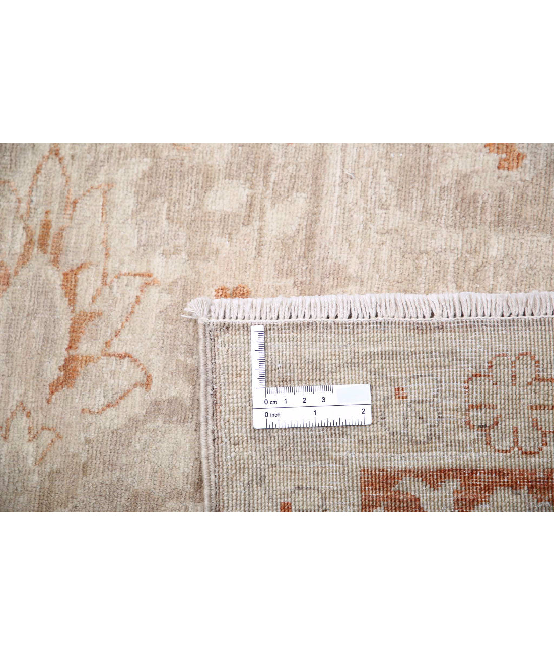 Ariana 9'10'' X 13'5'' Hand-Knotted Wool Rug 9'10'' x 13'5'' (295 X 403) / Beige / Rust