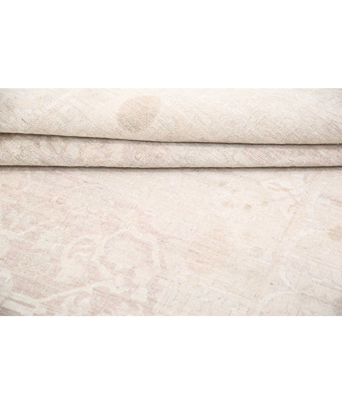 Ariana 4'1'' X 14'3'' Hand-Knotted Wool Rug 4'1'' x 14'3'' (123 X 428) / Lilac / Taupe