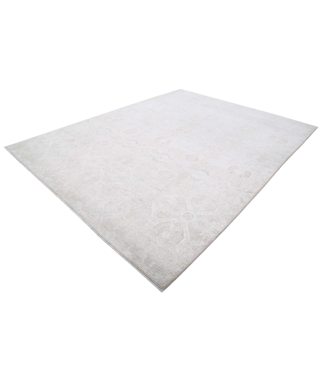 Artemix 8'7'' X 11'4'' Hand-Knotted Wool Rug 8'7'' x 11'4'' (258 X 340) / Taupe / Ivory