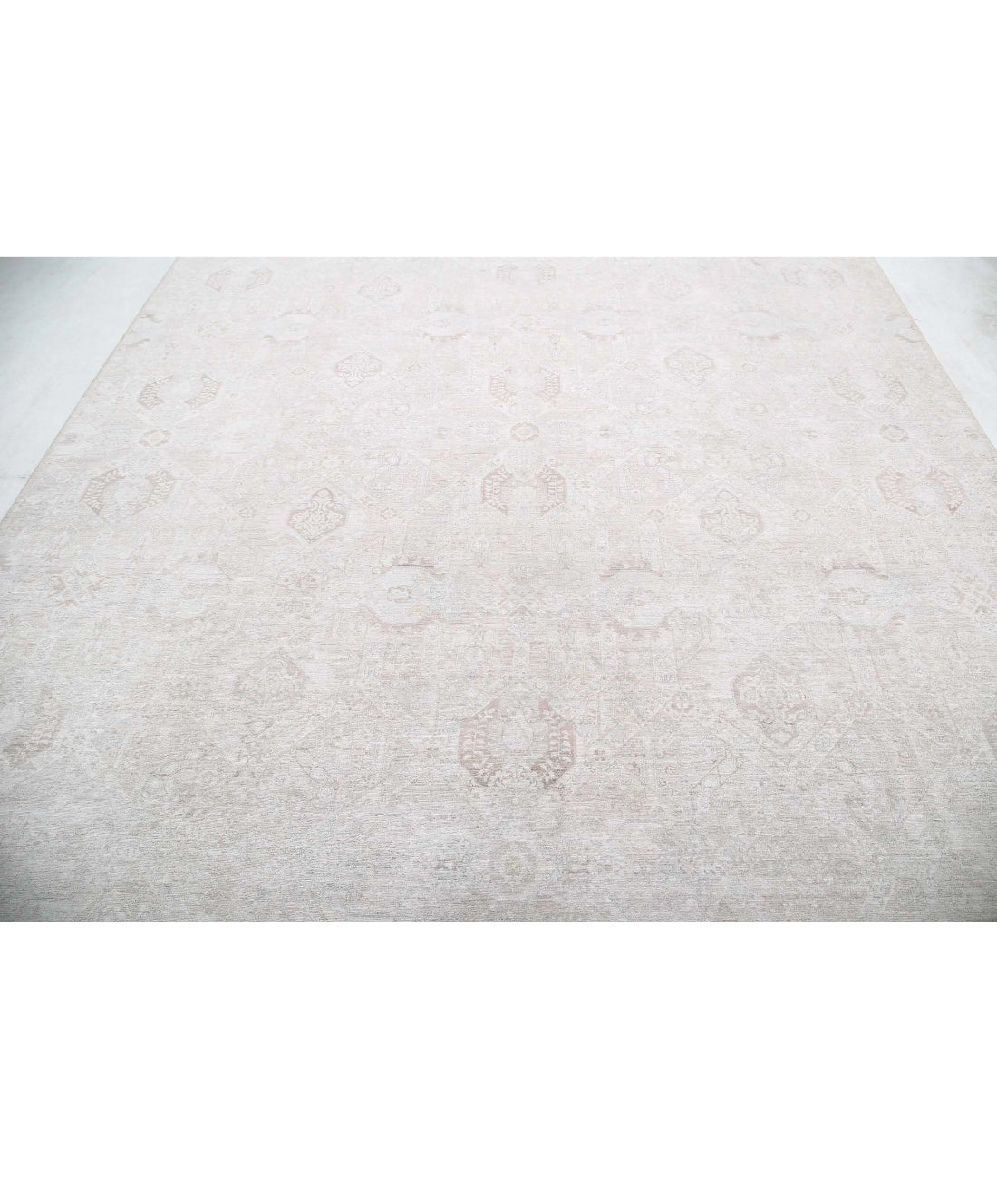 Artemix 8'7'' X 11'4'' Hand-Knotted Wool Rug 8'7'' x 11'4'' (258 X 340) / Taupe / Ivory