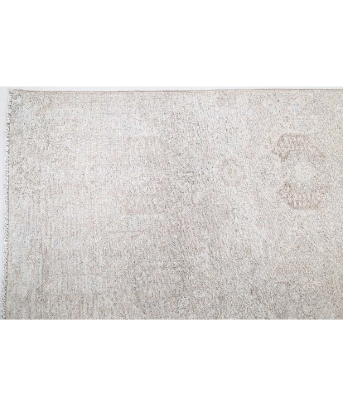 Artemix 8'7'' X 11'4'' Hand-Knotted Wool Rug 8'7'' x 11'4'' (258 X 340) / Taupe / Ivory