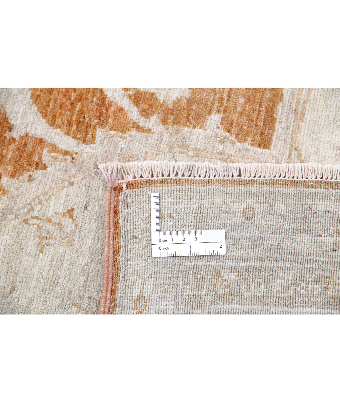 Ariana 8'8'' X 12'9'' Hand-Knotted Wool Rug 8'8'' x 12'9'' (260 X 383) / Rust / Ivory