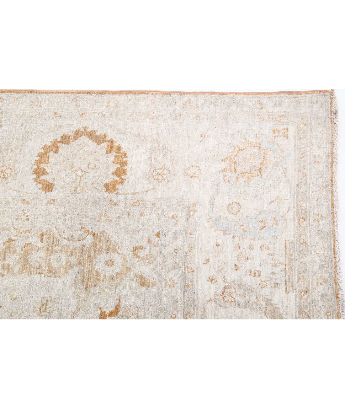 Ariana 8'8'' X 12'9'' Hand-Knotted Wool Rug 8'8'' x 12'9'' (260 X 383) / Rust / Ivory