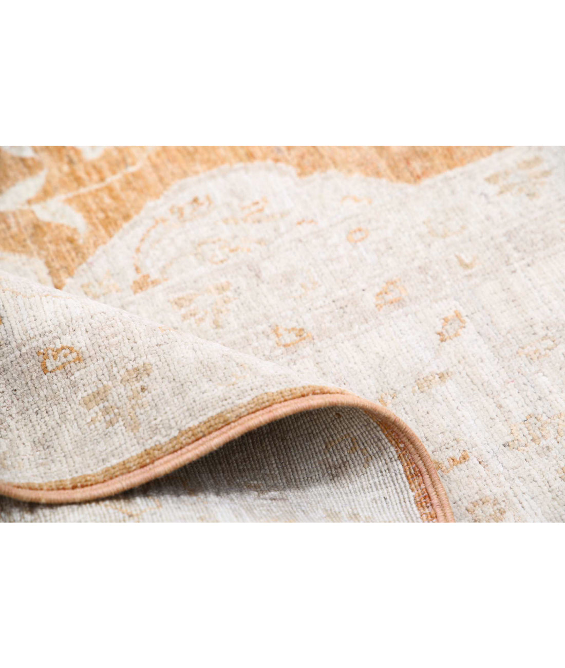 Ariana 8'8'' X 12'9'' Hand-Knotted Wool Rug 8'8'' x 12'9'' (260 X 383) / Rust / Ivory