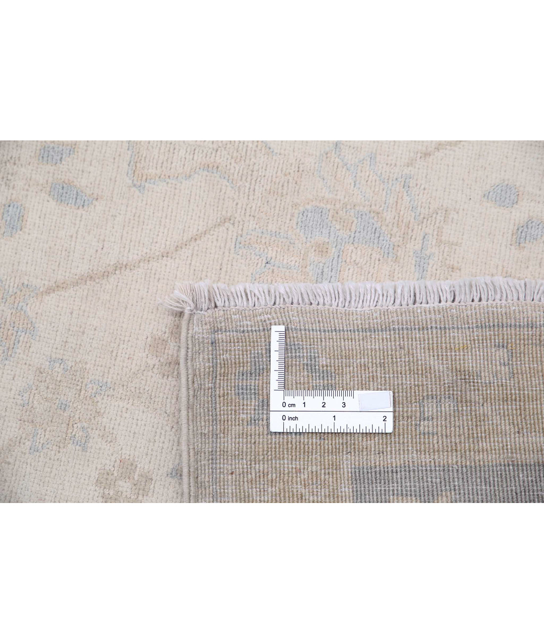 Ariana 9'1'' X 11'11'' Hand-Knotted Wool Rug 9'1'' x 11'11'' (273 X 358) / Ivory / Blue
