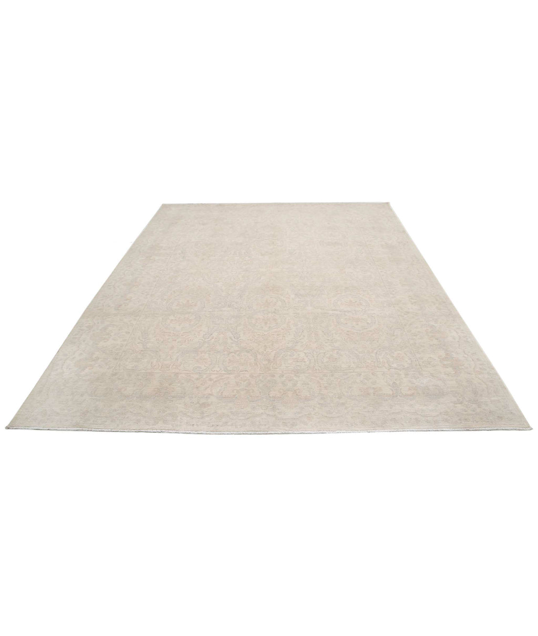 Ariana 8'2'' X 10'1'' Hand-Knotted Wool Rug 8'2'' x 10'1'' (245 X 303) / Ivory / Grey