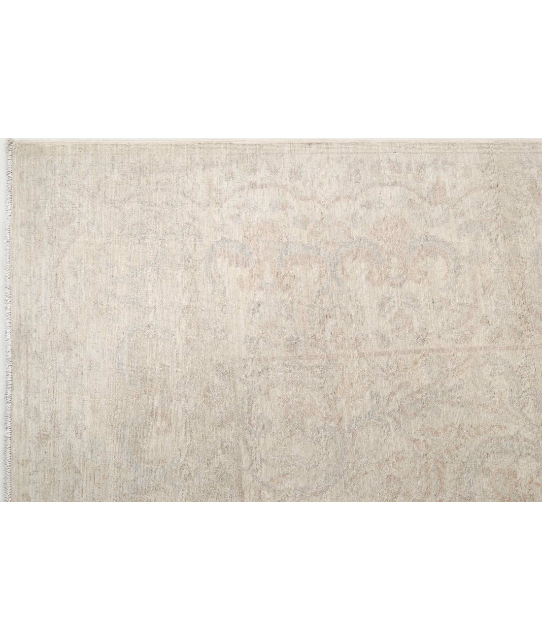 Ariana 8'2'' X 10'1'' Hand-Knotted Wool Rug 8'2'' x 10'1'' (245 X 303) / Ivory / Grey