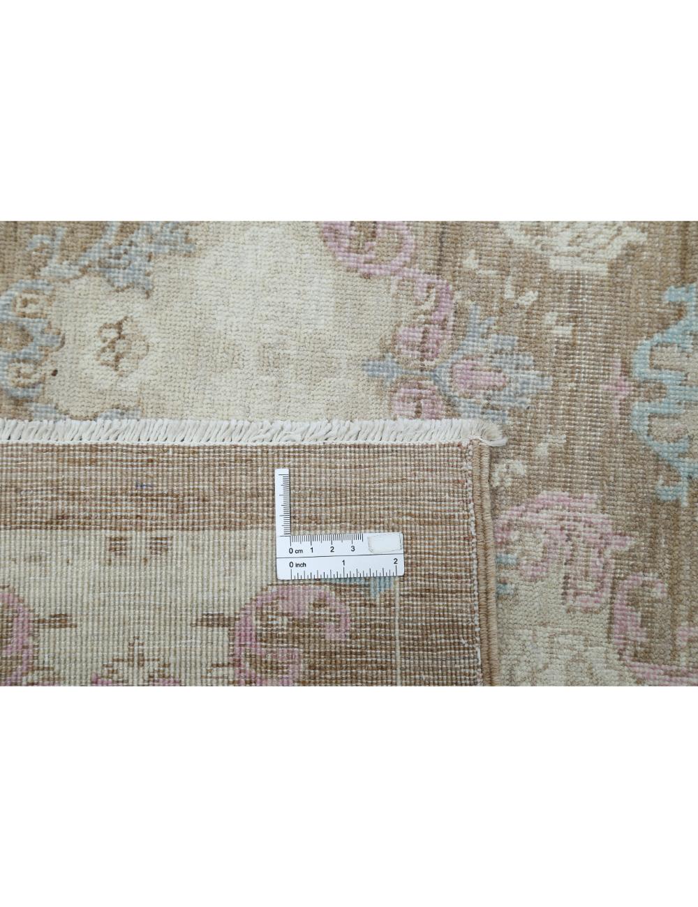 Artemix 8' 0" X 8' 9" Hand-Knotted Wool Rug 8' 0" X 8' 9" (244 X 267) / Brown / Ivory