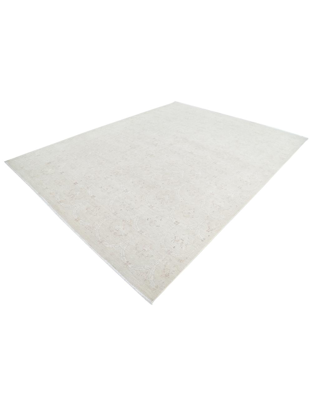 Artemix 8' 9" X 11' 3" Hand-Knotted Wool Rug 8' 9" X 11' 3" (267 X 343) / Beige / Ivory