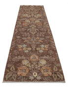 Artemix 2' 11" X 9' 7" Hand-Knotted Wool-Silk Rug 2' 11" X 9' 7" (89 X 292) / Brown / Multi