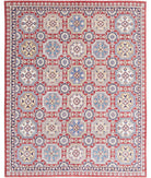 Artemix 7'11'' X 9'10'' Hand-Knotted Wool Rug 7'11'' x 9'10'' (238 X 295) / Red / Blue