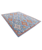 Artemix 8'11'' X 11'8'' Hand-Knotted Wool Rug 8'11'' x 11'8'' (268 X 350) / Blue / Red