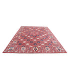 Artemix 8'5'' X 11'5'' Hand-Knotted Wool Rug 8'5'' x 11'5'' (253 X 343) / Red / Blue