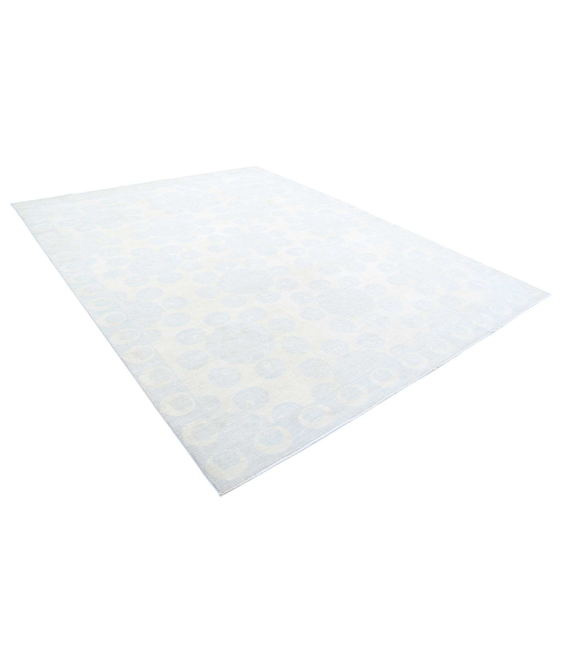 Artemix 8'11'' X 11'7'' Hand-Knotted Wool Rug 8'11'' x 11'7'' (268 X 348) / Ivory / Blue