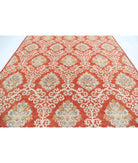 Artemix 9'3'' X 12'2'' Hand-Knotted Wool Rug 9'3'' x 12'2'' (278 X 365) / Red / Ivory