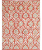 Artemix 9'3'' X 12'2'' Hand-Knotted Wool Rug 9'3'' x 12'2'' (278 X 365) / Red / Ivory