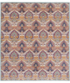 Artemix 8'7'' X 9'9'' Hand-Knotted Wool Rug 8'7'' x 9'9'' (258 X 293) / Green / Blue