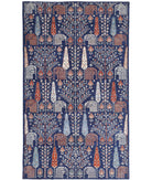 Artemix 9'1'' X 15'8'' Hand-Knotted Wool Rug 9'1'' x 15'8'' (273 X 470) / Blue / Rust