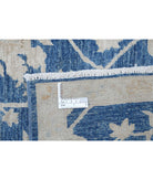 Artemix 4'11'' X 9'4'' Hand-Knotted Wool Rug 4'11'' x 9'4'' (148 X 280) / Blue / Ivory