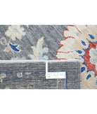 Artemix 5'0'' X 11'8'' Hand-Knotted Wool Rug 5'0'' x 11'8'' (150 X 350) / Grey / Ivory