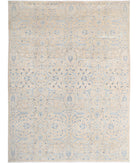 Artemix 8'11'' X 12'1'' Hand-Knotted Wool Rug 8'11'' x 12'1'' (268 X 363) / Taupe / Blue