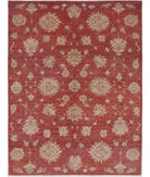 Artemix 4'10'' X 6'6'' Hand-Knotted Wool Rug 4'10'' x 6'6'' (145 X 195) / Red / Red