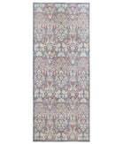 Artemix 4'9'' X 11'10'' Hand-Knotted Wool Rug 4'9'' x 11'10'' (143 X 355) / Grey / Grey