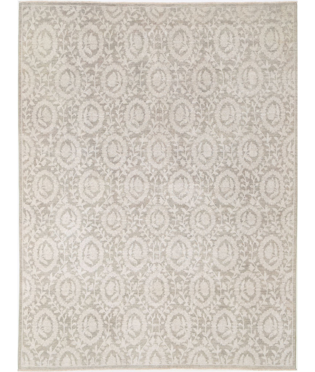 Artemix 8'8'' X 11'7'' Hand-Knotted Wool Rug 8'8'' x 11'7'' (260 X 348) / Taupe / Ivory